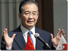 Premiê chinês Wen Jinbao