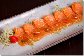 carpaccio zuke de salmão carpaccio zuke de salmão