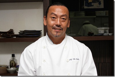 Shin Koike, chef fusion. Foto divulgação Shin Koike, chef fusion. Foto divulgação